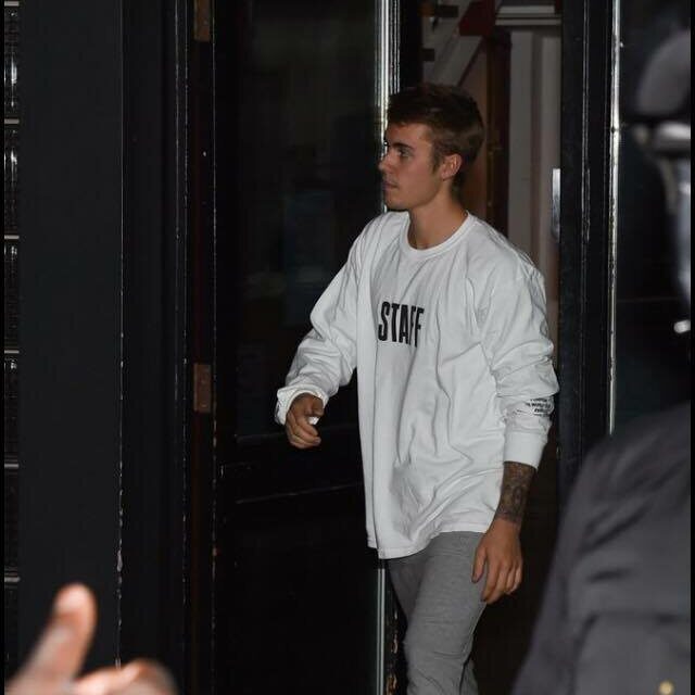 Justin Bieber Spotted Recording in Liverpool
